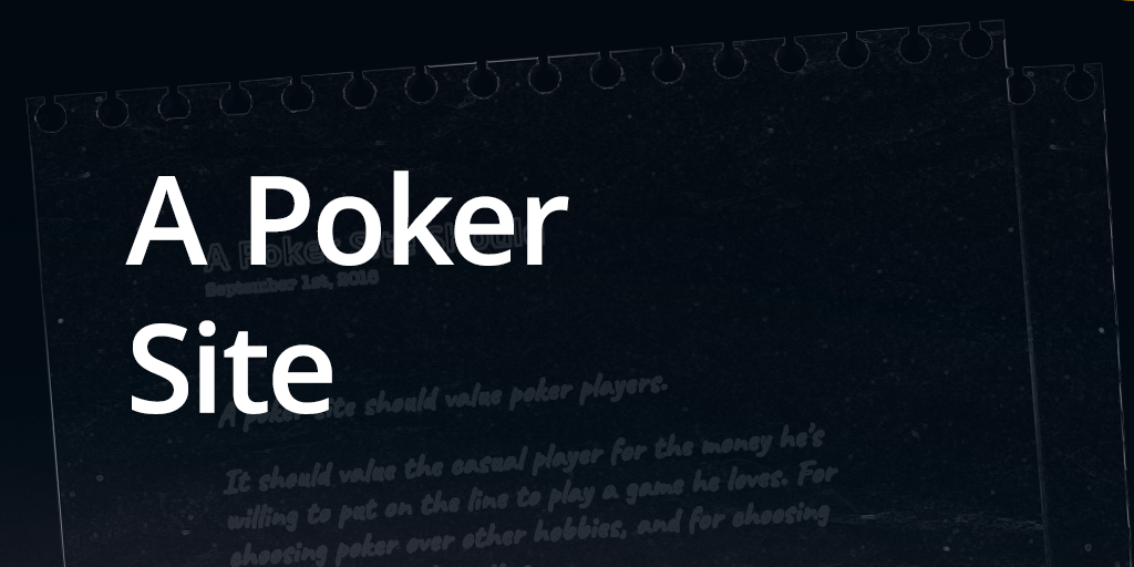 #8: A Poker Site